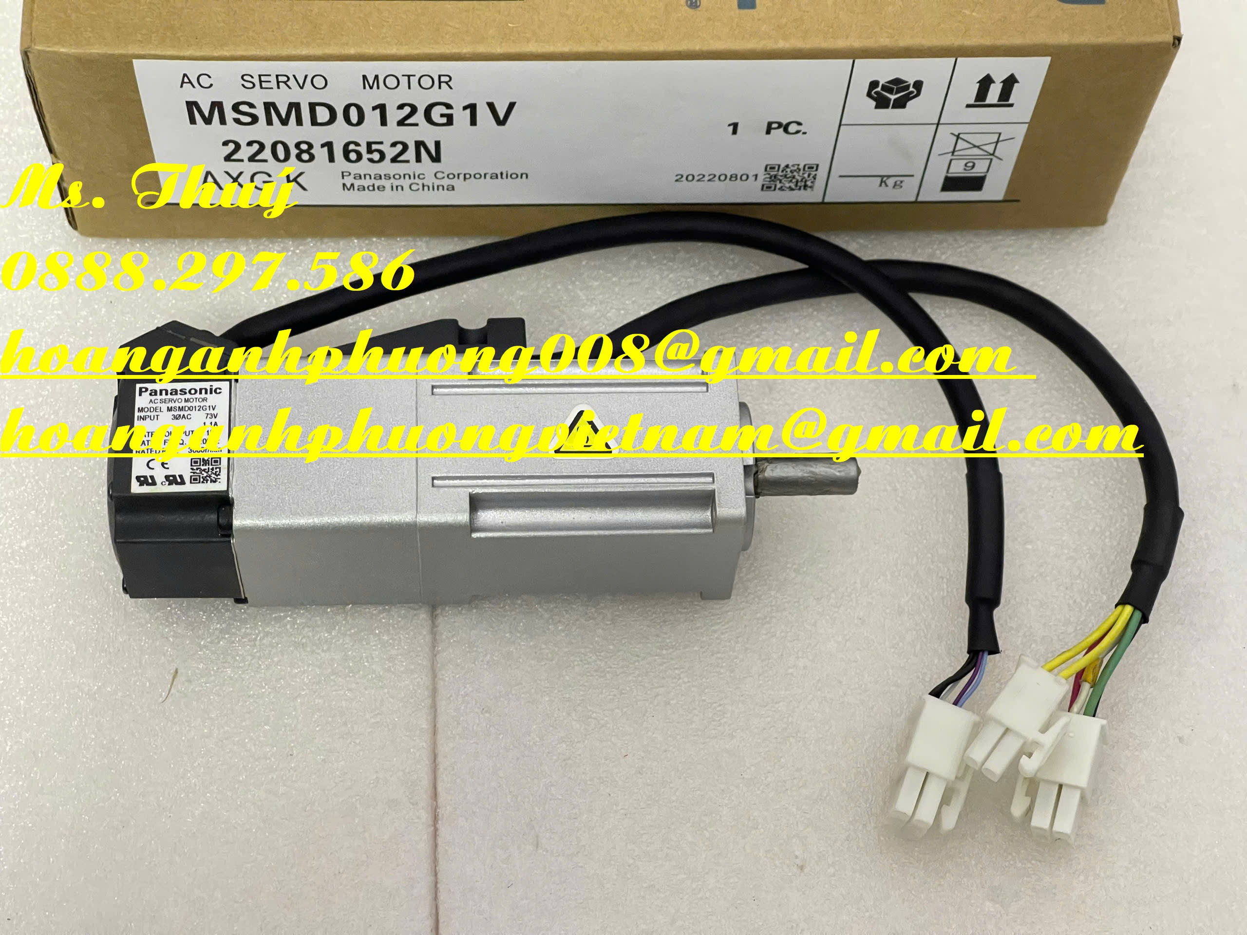 Động cơ Servo MSMD012G1V - Chuyên hàng Panasonic